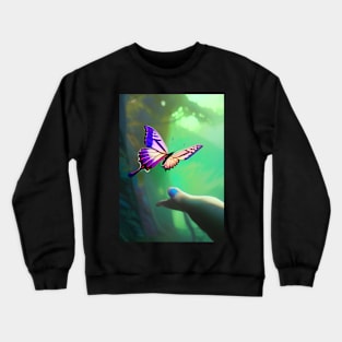 FLYAWAY BUTTERFLY Crewneck Sweatshirt